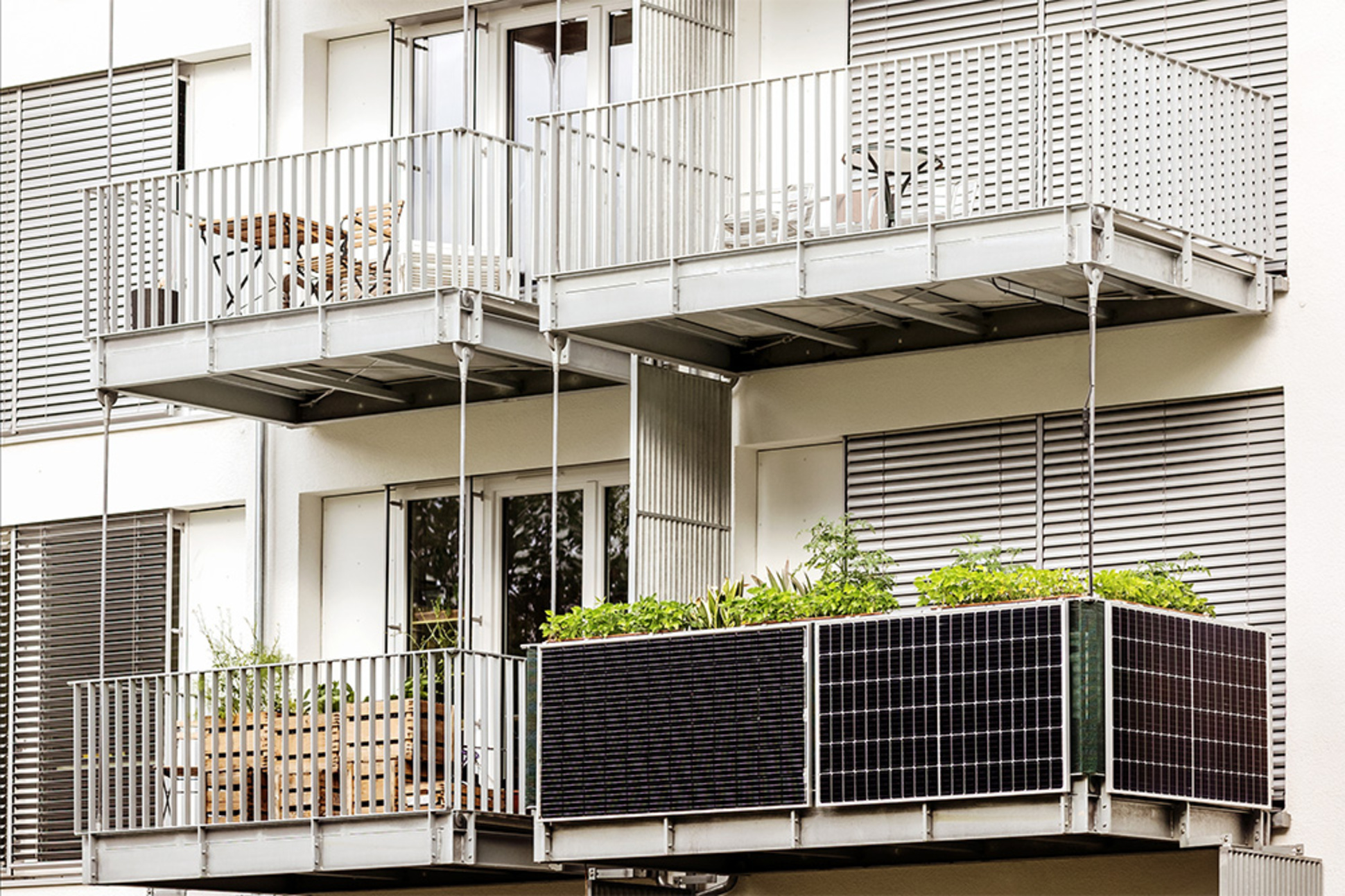 Balkon&shy;kraftwerk bei regio fuel electric GmbH in Steinbach Hallenberg